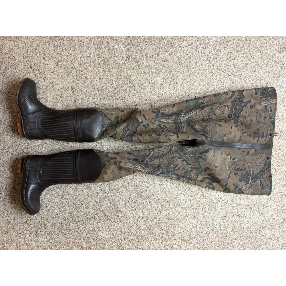 Hodgman Wadewell Vintage Waders Mens Camo Insulated Hunting Fishing